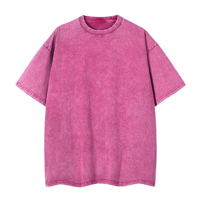 

Летняя выстиранная футболка для мужчин винтажная с коротким рукавом из чистого хлопка с круглым вырезом оверсайз футболки мужские топы Y2k повседневные футболки хип-хоп уличная одежда XXXL