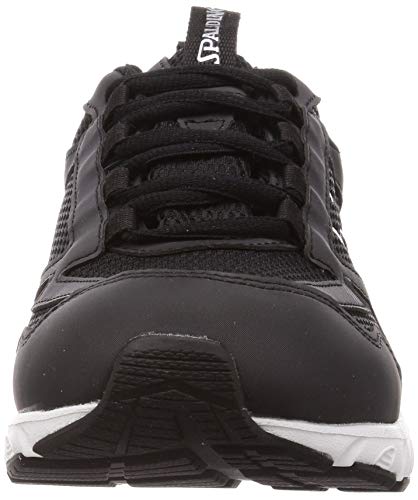 Spalding JIN 3700 Men's Waterproof Walking Shoes, Wide Width, 6E, Black, Size 26.0 cm, G