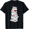 Reading and Hamster Funny Saying Book T-Shirt Unisex T-Shirt