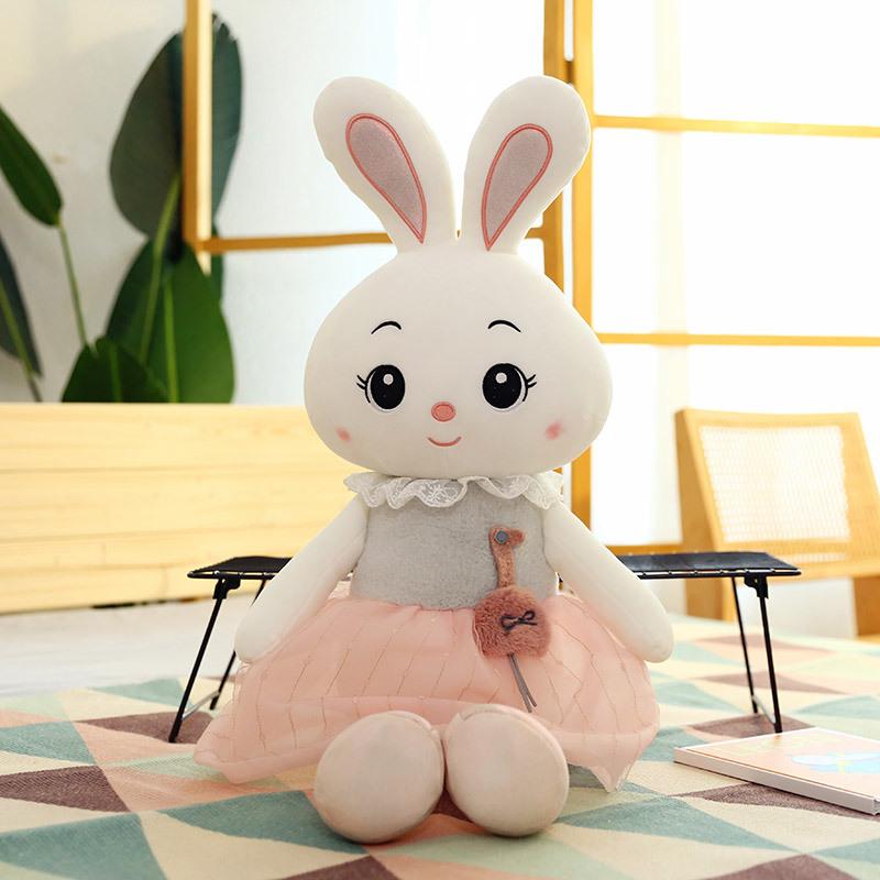 Cute Little White Rabbit Plush Toy Princess Cute Large Bunny Doll Doll Ragdoll Girlfriend Birthday Gift