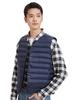 Wnodruke Ultralight Down Inner Cold Compact WN003 Men's Vest, Collarless, Vest, Lightweight, Weather, Storage, (JP, Alphabet, XL, Navy)