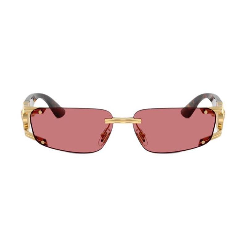 Versace Temple logo metal rectangular sunglasses men's gold 42362909 O2291-O10027559_ONUL-gold 59