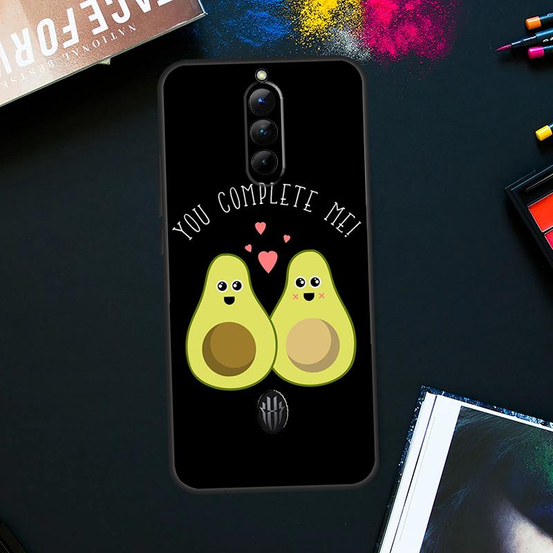 Funny Cartoon Avocado Case For ZTE Nubia Red Magic 9 8 8S Pro Plus RedMagic 6 7 Pro 6S 7S Pro 5S 6R 5G Back Cover