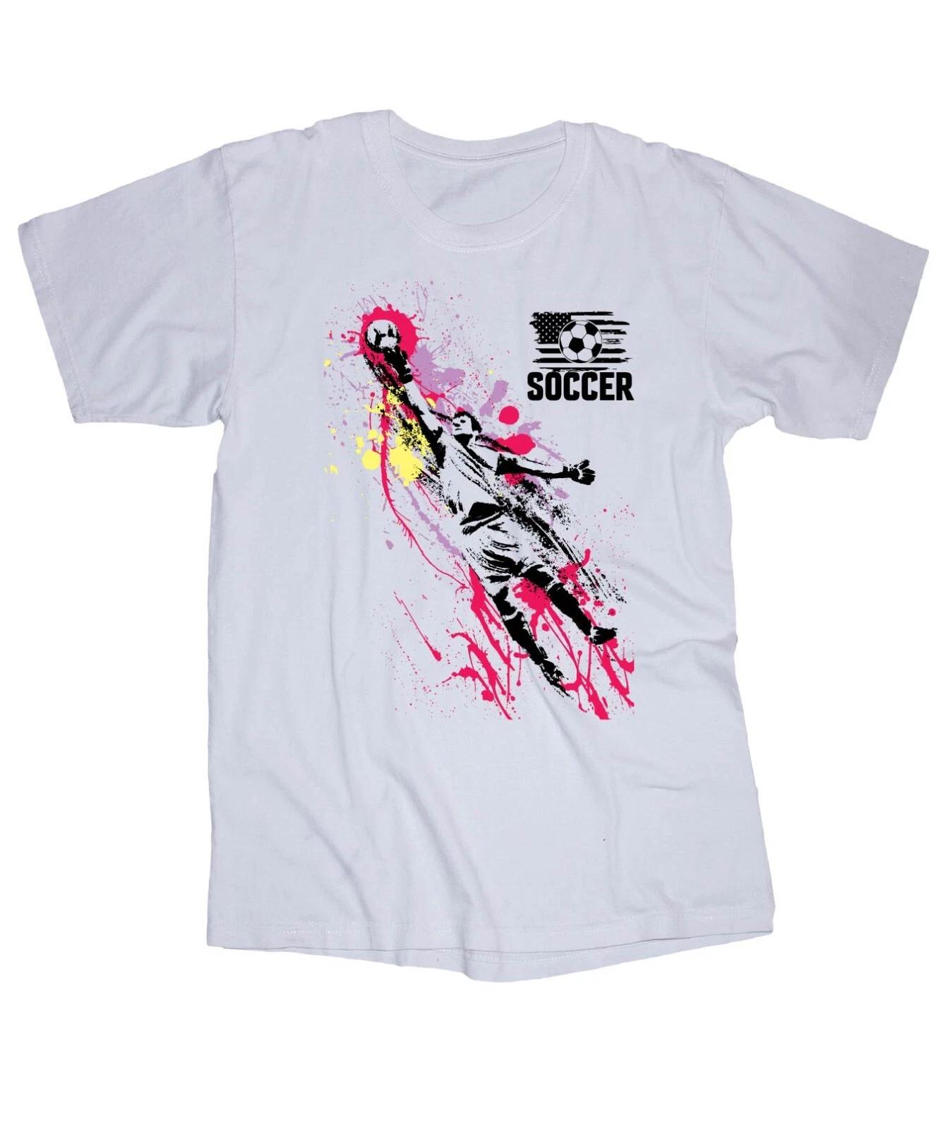 Soccer T-shirt World cup USA Stadium Athletic Goalkeeper Goalie 2XL
