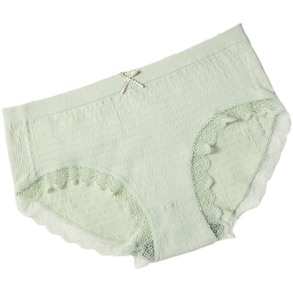 

Plus Nao Standard Solid Simple Design Light Green Shorts, Women s Underwear, Panties, Lace, Ribbon, Color, Cute, Stylish, -