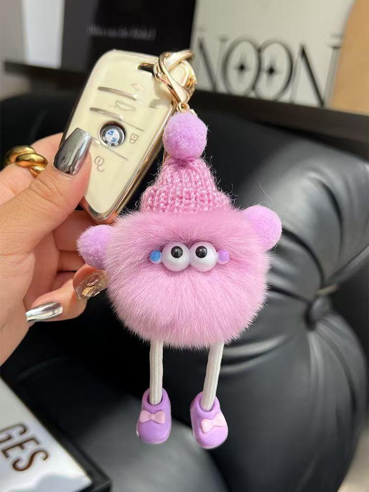 Plush Keychain Hanging Pendant for Keys, Bags and Backpacks – Soft Stuffed Charm Accessory