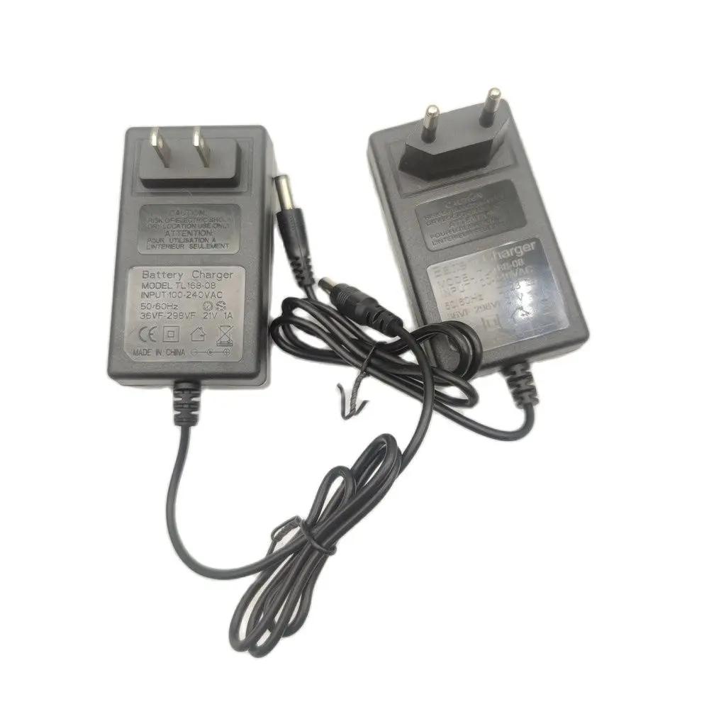 EU US Plug Transformer 21v Lithium Battery Charger 1A for 18v Electric Drill Intelligent Power Adapter
