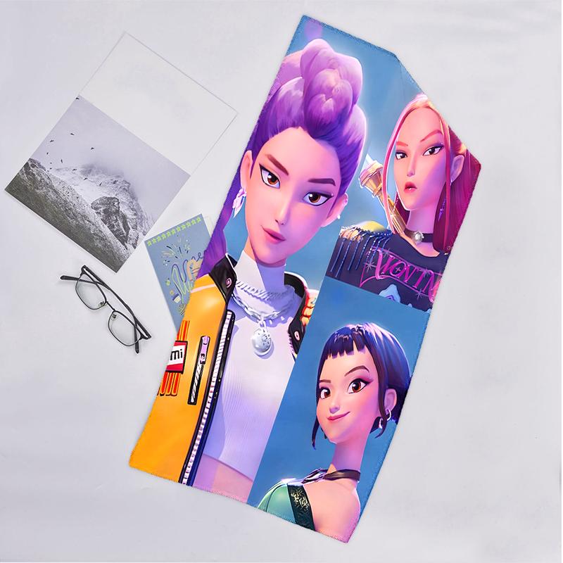 Kpop Hunter Fashion Beach Towel: Ideal for Summer Adventures Soft, absorbent and quick drying suitable for swimming and bathing