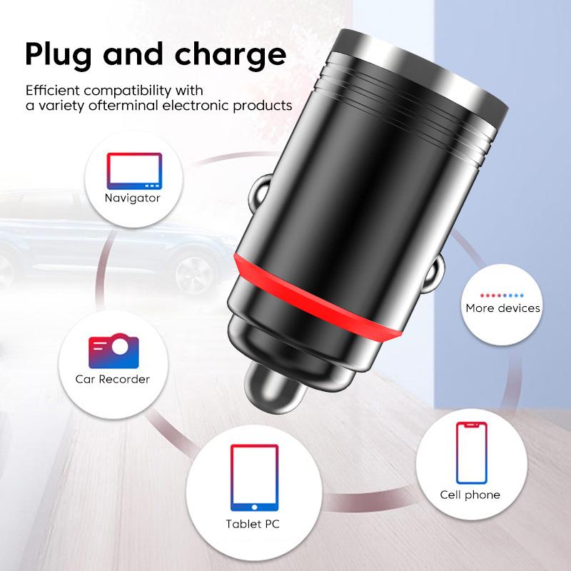 Olaf 66w Pd Caricabatteria da auto Usb Tipo C Adattatore telefono per auto a ricarica rapida per Iphone 14 13 12pro Max Xiaomi Huawei Samsung Carica rapida