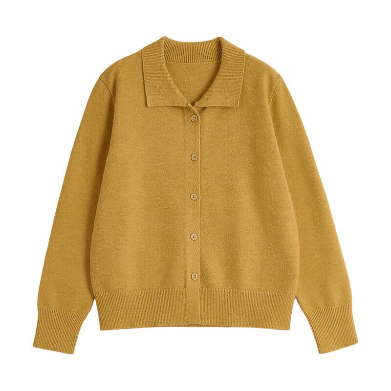 Cardigan Polo Tricoté Rétro pour Femme Chuyu
