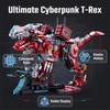Mecha Dinosaur Building Blocks Mechanical Tyrannosaurus Rex Posable Dinosaur Model Girl Toy Boy Gift Childrens Toy Birthday Gift