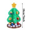 Decor de birou Pom de Crăciun imprimat 3D Figurine drăguțe de birou pentru sărbători pentru cameră și birou Jucărie pentru ameliorarea stresului Cadou pentru adulți copii