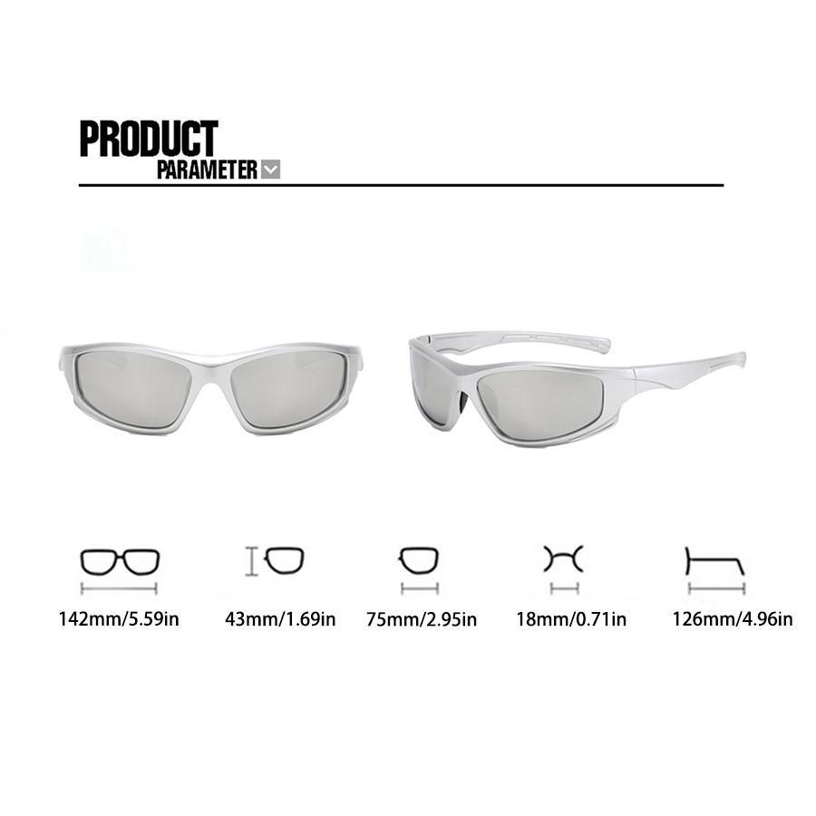 3pcs Y2K Plastic Aviator Frame Sports Street Style Decoration SunGlasses For Summer Travelling Shades Beach Accessories
