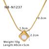 Gold Clavicle Chain Retro Style French Style Necklace New Pendant Necklace  For Women