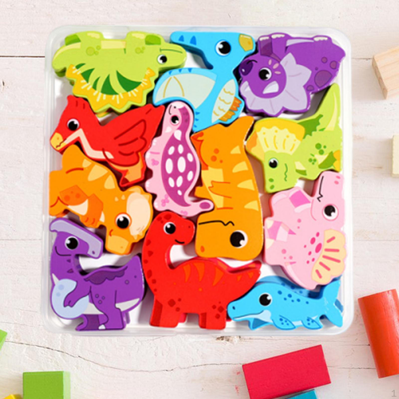 

Brain Teaser Toy Great Gift Cognition Skill Learning Kids Dinosaur Theme