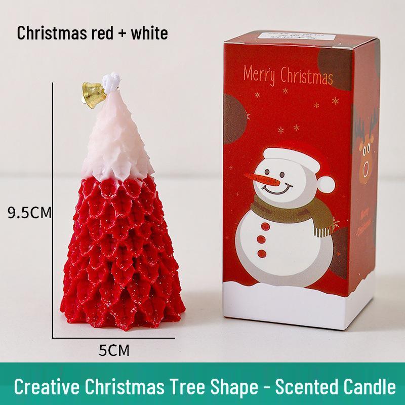 Festive Christmas Tree Scented Candle Ornament - Perfect Holiday Gift & Home Decoration