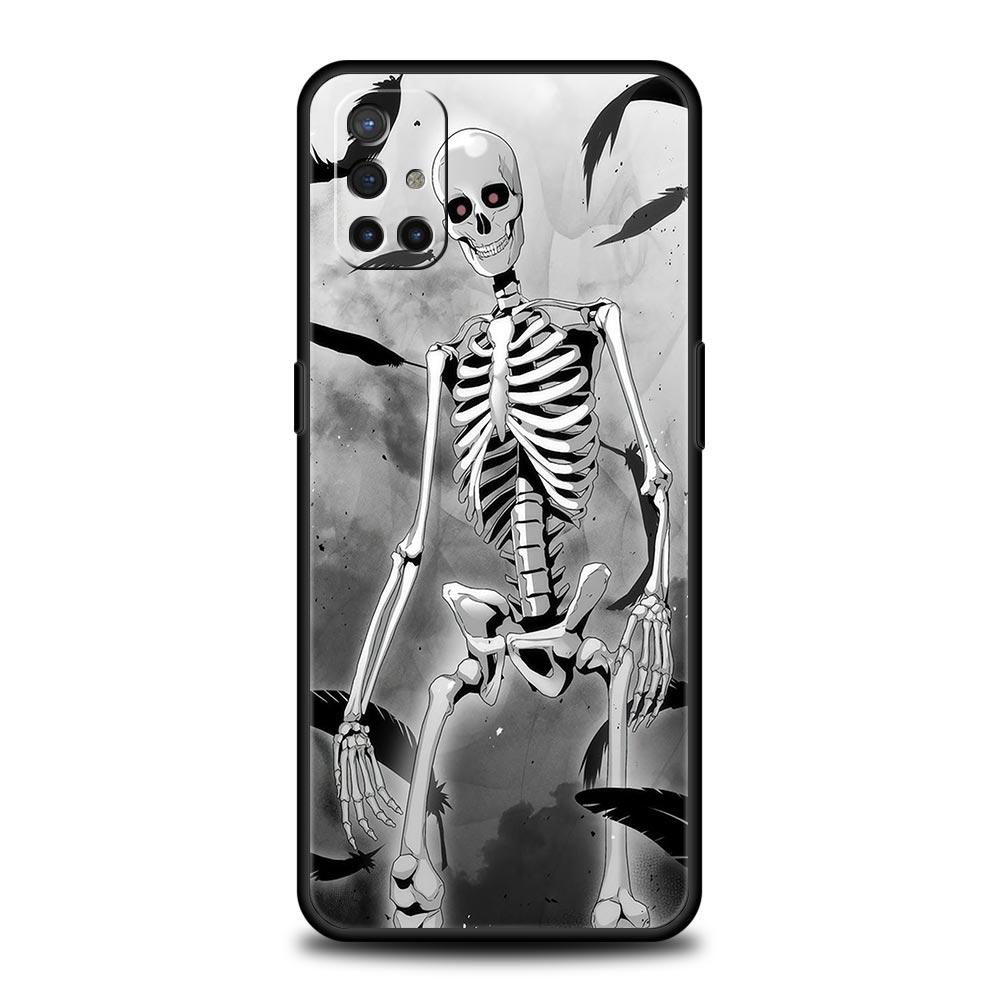 Phone Case For OnePlus 12 11 10 9 Pro 9T 12R 10R 9R 9RT 10T 8T 8 7 6T 7T Nord 2T CE 2 5G N200 N10 N100 Soft Cover Funny Skeleton