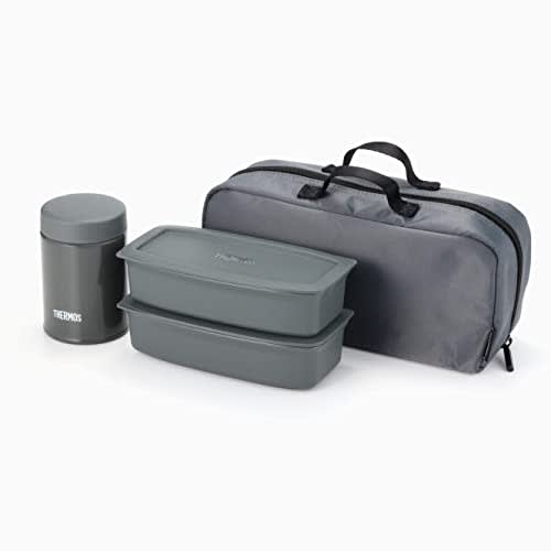 Thermos Vacuum Insulated Soup Lunch Set Dark Gray JEA-1000 DGY