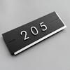 Acrylic Modern Door Plate Shop Sign Customize House Number For Home Office Flats Restaurant Hotel Cafe Bar Home Decor Plate