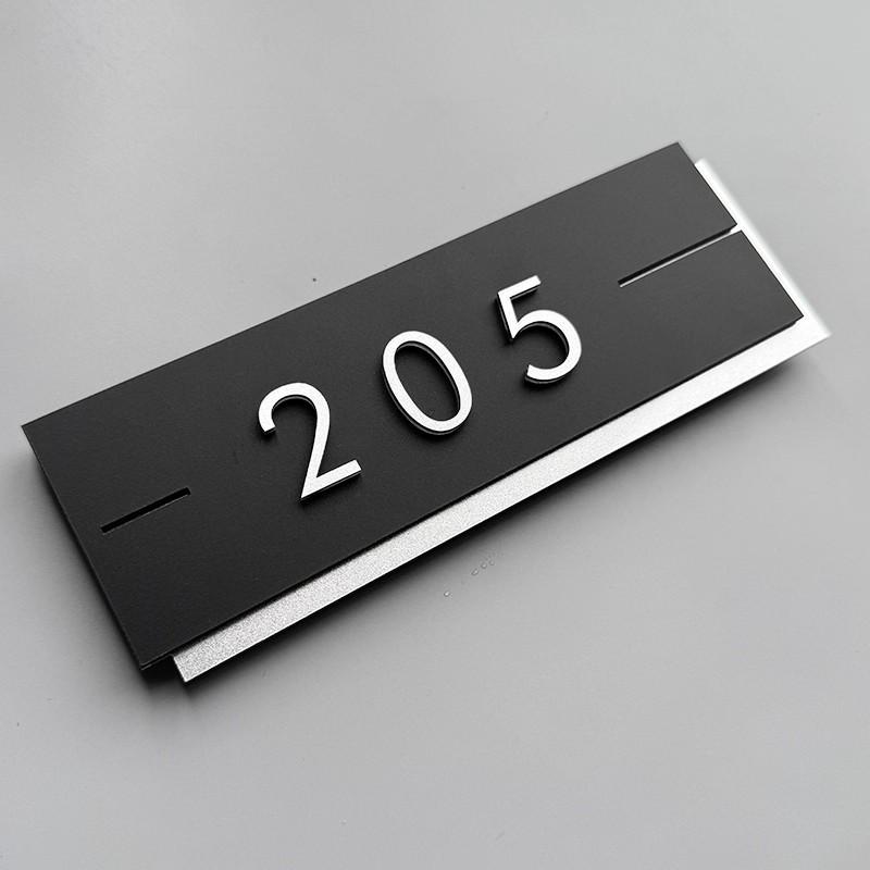 Acrylic Modern Door Plate Shop Sign Customize House Number For Home Office Flats Restaurant Hotel Cafe Bar Home Decor Plate