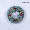 Festive Wreath: 40/50/60cm Artificial Christmas Decorations for Windows, Doors, and Trees