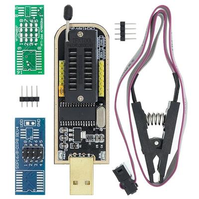 CH341A/CH341B 24 25 Serie EEPROM Flash BIOS Modulo Programmatore USB SOIC8 SOP8 Clip di Prova per EEPROM 93CXX / 25CXX / 24CXX KIT FAI DA TE