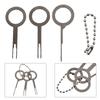3x Car Electrical Cable Terminal Wiring Crimp Connector Removal Puller Key Tool