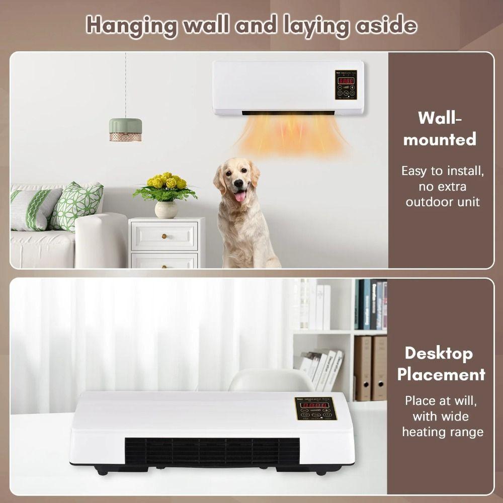 Timing Function Air Conditioner Dual Use Heater Fan Combo Cooling Heating Machine Indoor Use