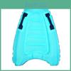 Children's Portable Inflatable Surfboard Lightweight Kickboard Ocean Surfing Water Slider Blue Striped