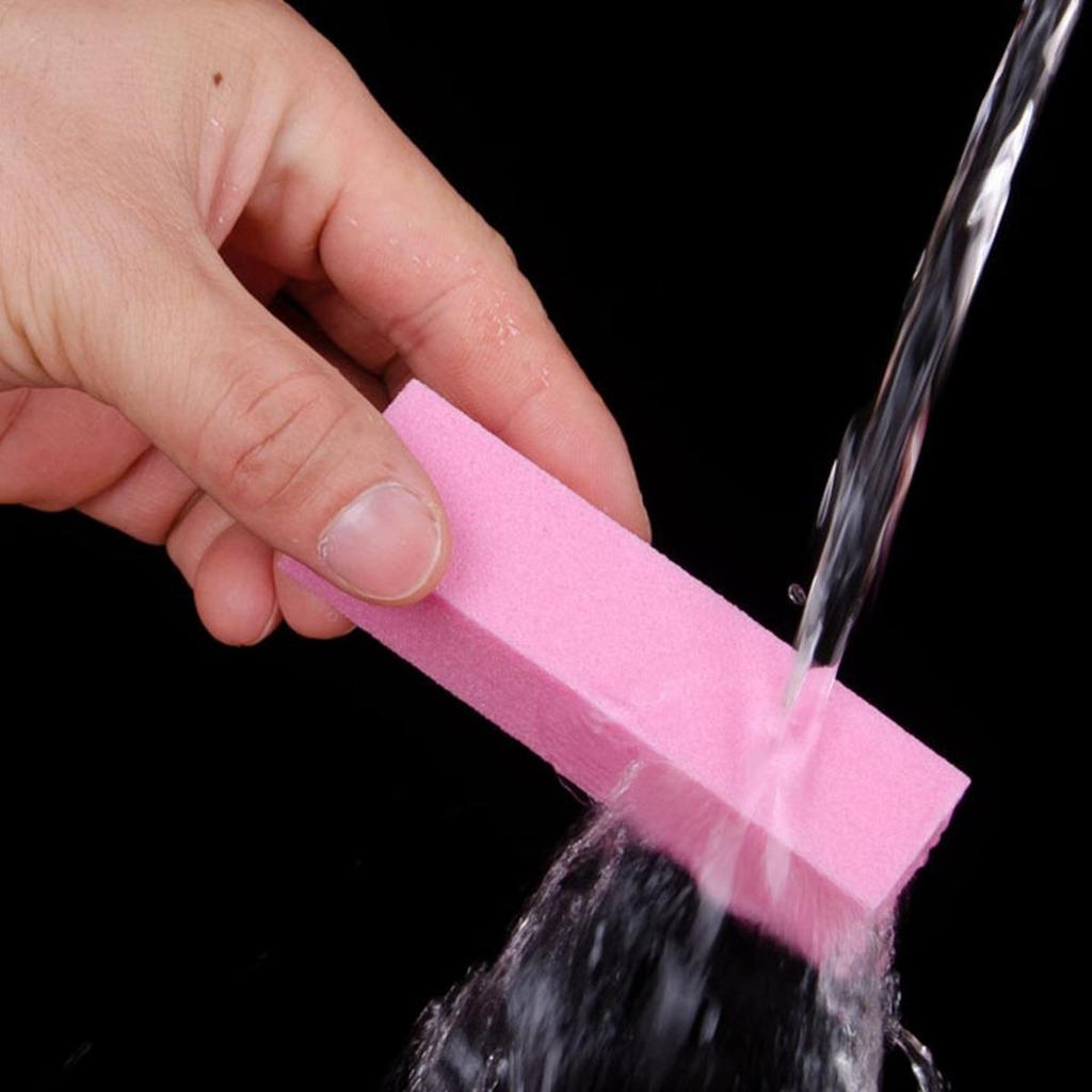 Nail Art High Elastic Tofu Block Nail File - Durable, Non-Shedding, Polishing Tool