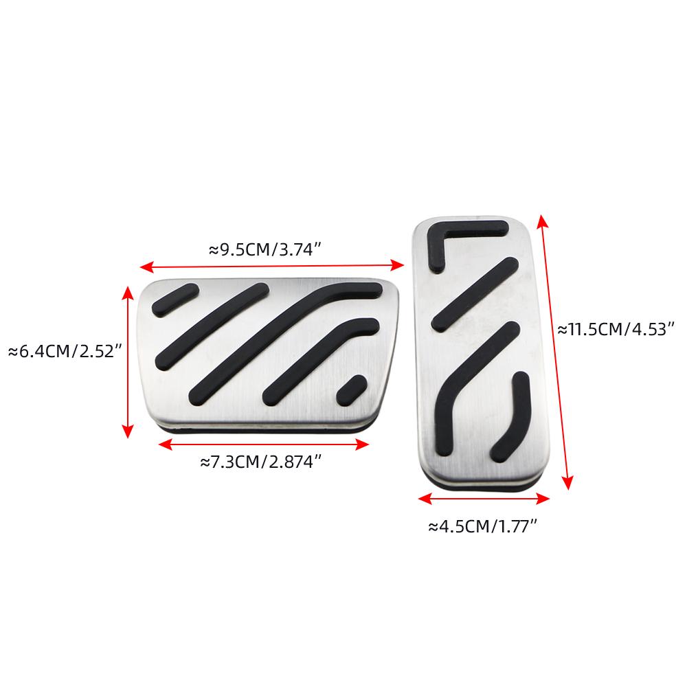 Car Pedals for MG 5 6 MG6 MG5 RX5 AT Accelerator Gas Brake Pedal Cover Foot Pedals Non-Slip Pad Protector Interior Accessories