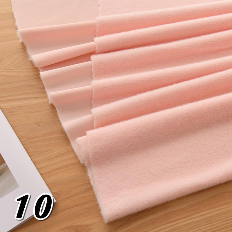 50*40cm Encrypt Imitation Rabbit Fur Fabric Thicken Plush Counter Background Clothing Fabric Handmade DIY Sewing Doll Fabric