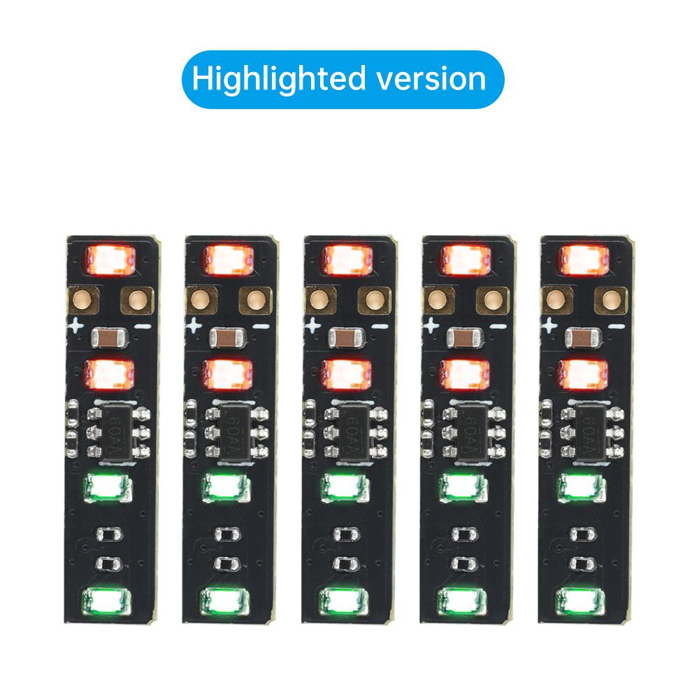 DC3.7-4.2V Leistungsanzeigemodul Hohe Helligkeit/Energiesparversion 1S Ternäre Li-Ionen-Batterie Leistungsmesser Anzeige LED-Licht Mini