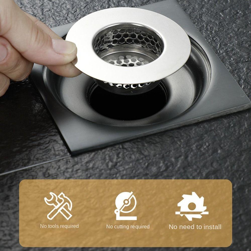 Anti Clog Drain Filter With Handle Mesh Trap Durable Waste Catcher  Kitchen Bathroom Accessories