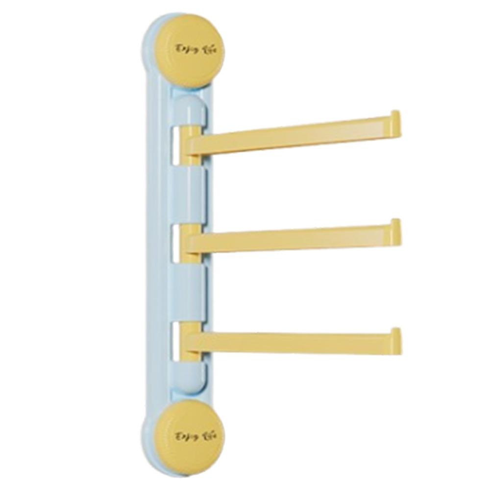 Drain Rotating Towel Bar Waterproof Bathroom Towel Pole Punch-free Suction Cup Towel Rack  Home