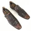 BELEUCHTEN Leder Wingtip Van Loafer 28.0 Braun Business Schuhe(GEBRAUCHT)