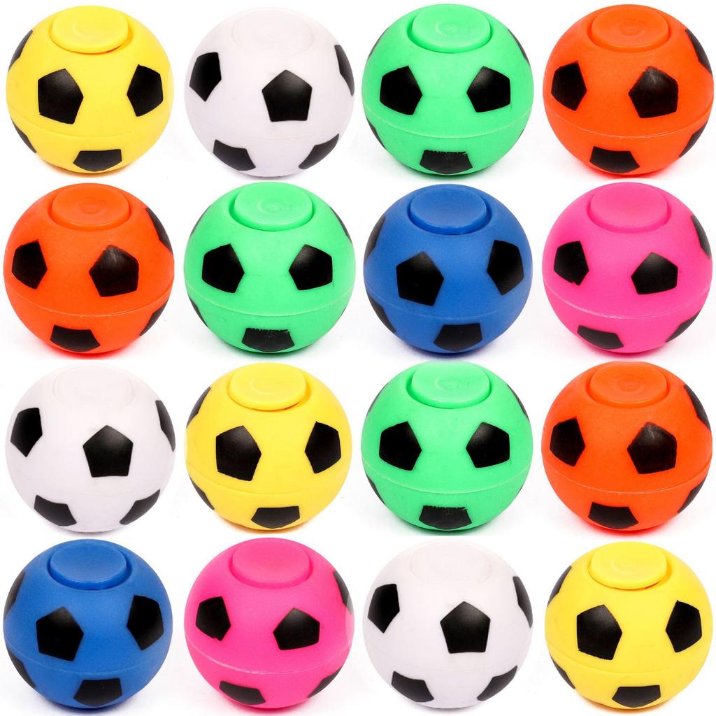 Mini Fußball Fidget Spinner Spielzeug zur Stressbewältigung und Konzentration Geeignet für Erwachsene und Kinder Rotierendes Finger-Fußball-Spielzeug