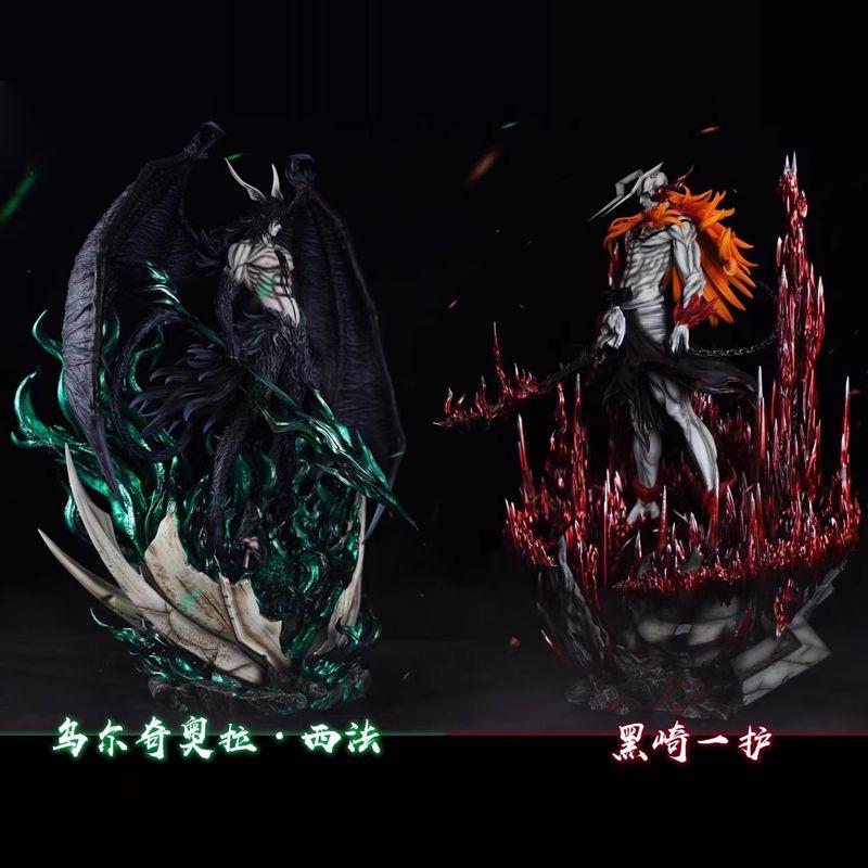 Interesting Toys Unisex In Stock Bleach Anime Figure Kurosaki Ichigo Ulquiorra Cifer Figures 1:1 Figurine Collection Desktop Models Toys Genuine