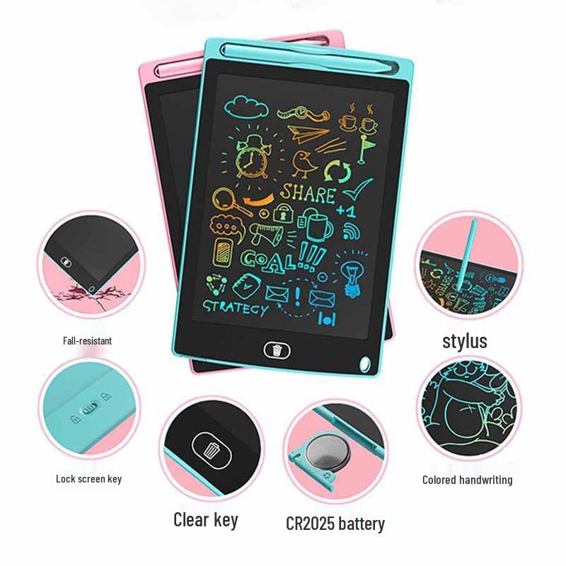 LCD Electronic Handwriting Tablet: Children's Drawing Board, Available in 6.5/8.5/10/12/16 Inches