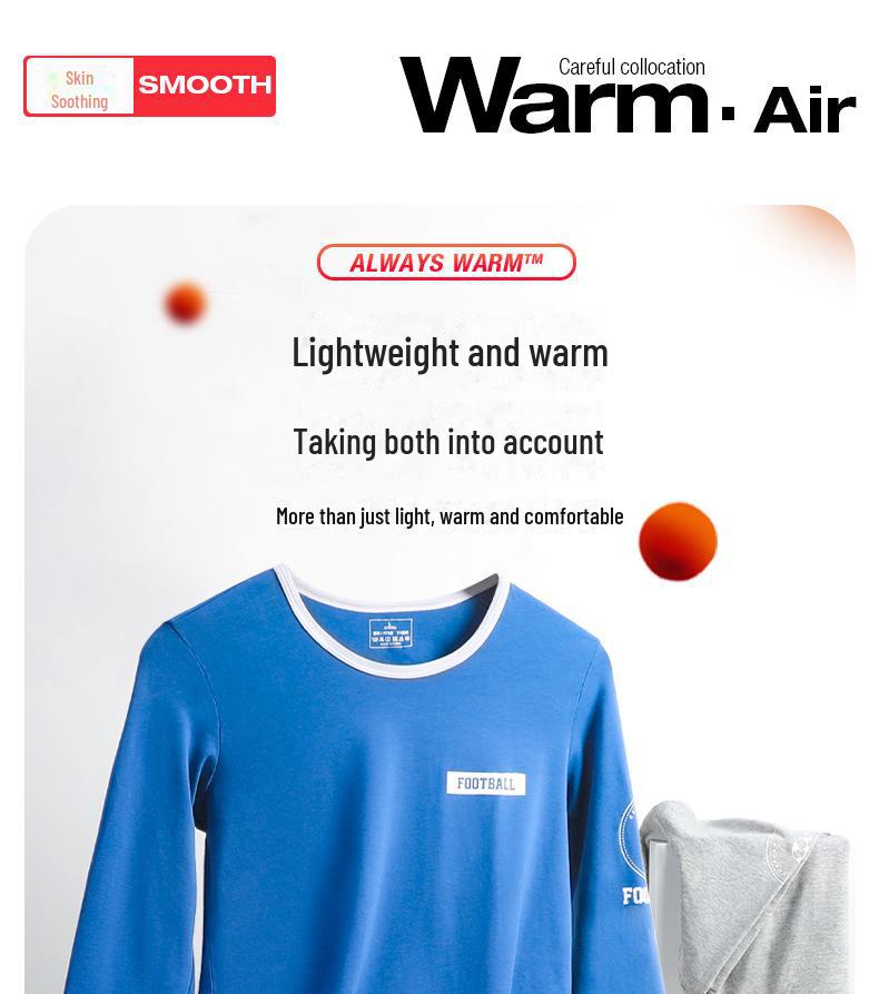 Men's Cotton Autumn Top - Comfortable, Breathable, Close-Fitting, Large Round Neck