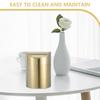 TOYMYTOY Tabletop Trash Small Mini Trash Mini Cosmetic Trash Tabletop Trash Can for Dressing Gold Can, Can, Basket, Can, Bathroom, Kitchen, Table,