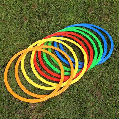 10 buc. Inele de antrenament de fotbal de 40 cm. Inele de antrenament de agilitate rotund pentru agilitate. Echipament de viteză pentru sporturi în aer liber.