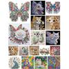 Animal Special Shaped 5D DIY Partial Drill Diamond Art Kit for Adults Beginners Home Decor Diamonds Dots Gem Art Kits 30x30cm
