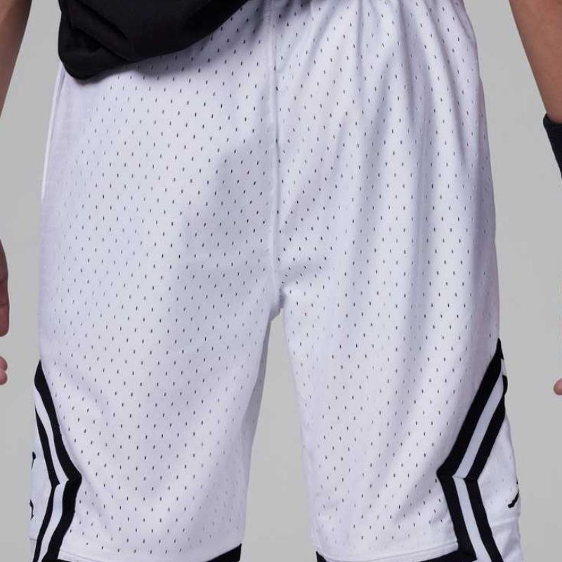Jordan Mesh Breathable Lace-Up Five-Point Shorts Kids shorts White HM4750-100