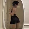 Sex underwear pajamas women's hot temptation lace backless suspender skirt tulle transparent loungewear wholesale