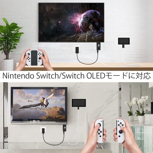 [2024 New Arrival] Switch Dock, Genuine Direct TV Output HDMI Type-C Switch 4K & 1080 Resolution/HDMI Conversion/Type C PD Charging/Direct TV Output M