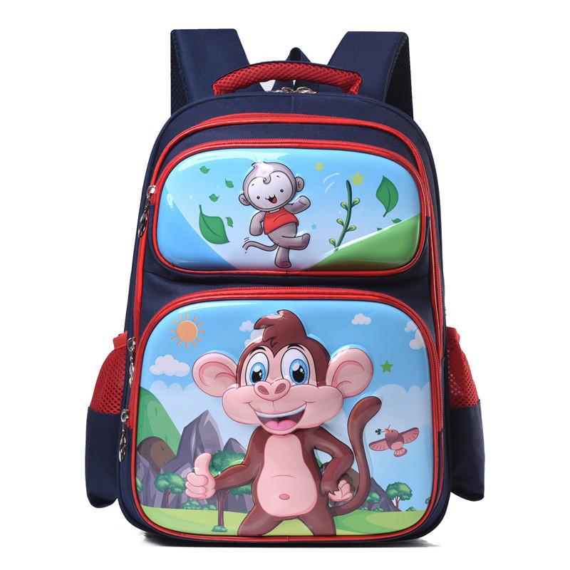 New Children's Elementary School Backpack For 1-4 Grade Cartoon Double Shoulder Bag Boys Girls Large Capacity Lightweight Breathable Backpack