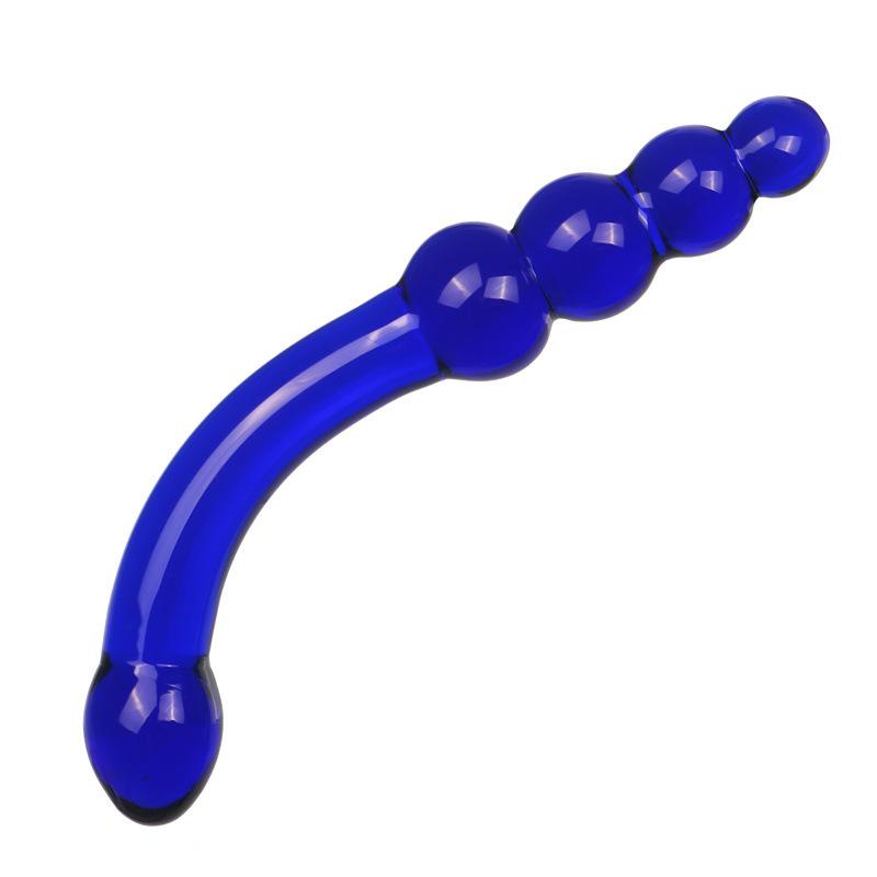 Gourd Beaded Series Glass Anal Plug Penis Back Court Fun Female Masturbation Massage Stick Couple Flirt Adult Sexual Supplies