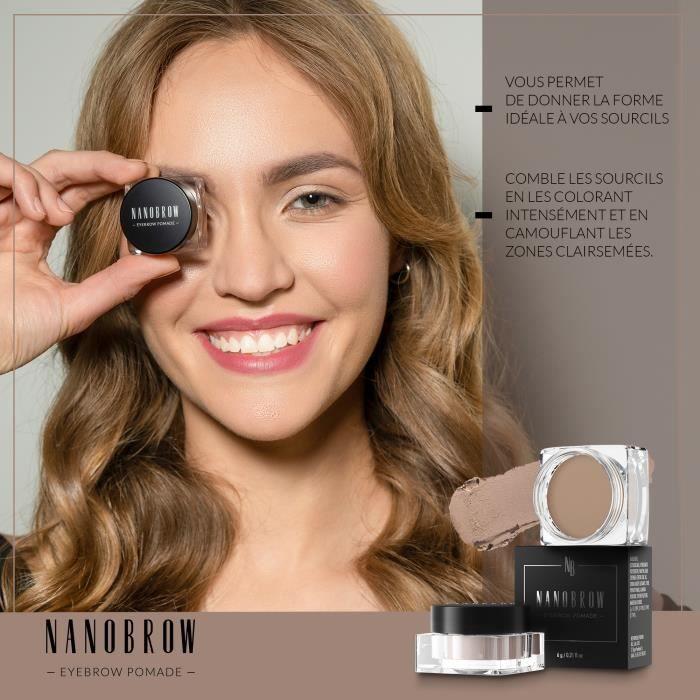 Eyebrow Pomade - Nanobrow - Light Brown - Waterproof - Ombré Effect - Defined Volume