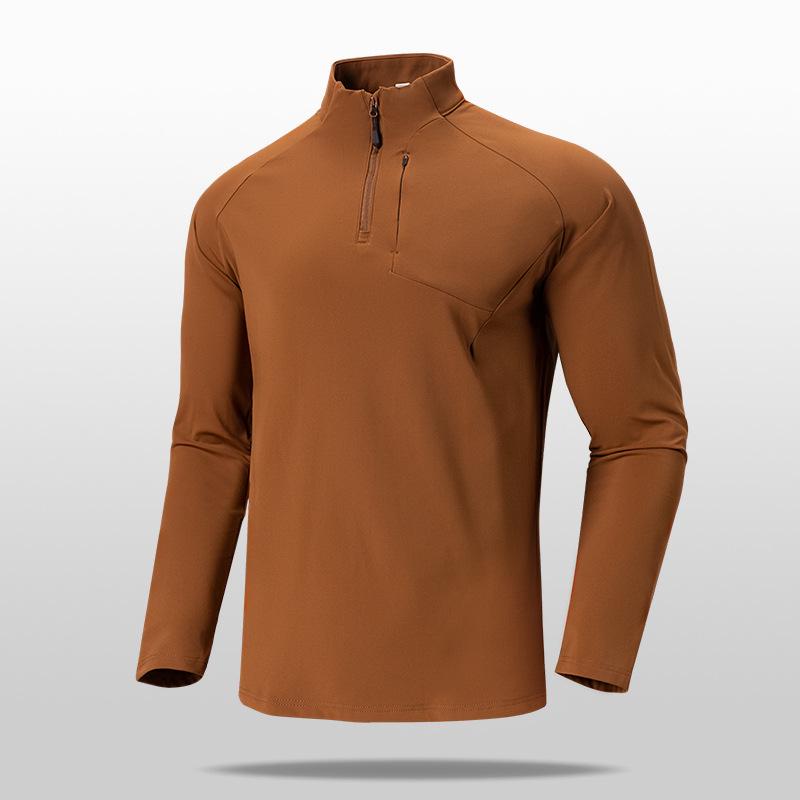 

Men s Stand Collar Brushed Fleece Hoodie - Trendy, Breathable, and Soft, Perfect for Casual and Outdoor Activities L